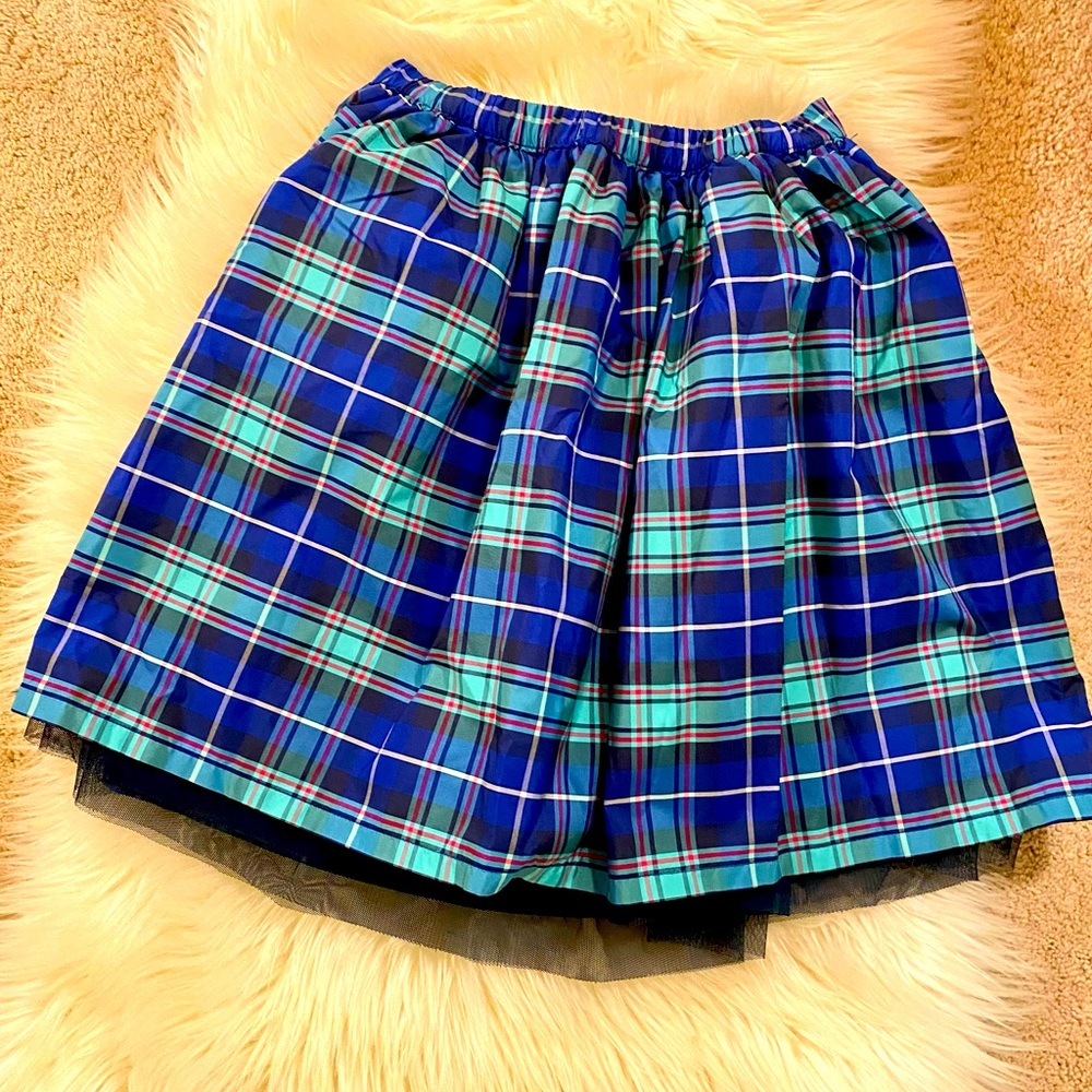 Lands' End Kids Plaid Skirt